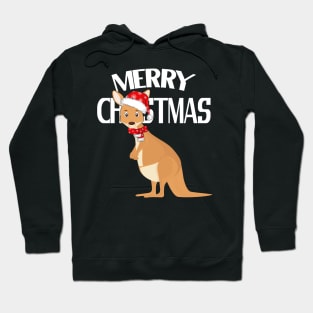 Australian Christmas Kangaroo Hoodie